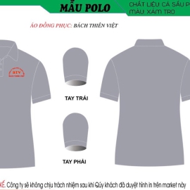  Áo polo dồng phục mẫu 25