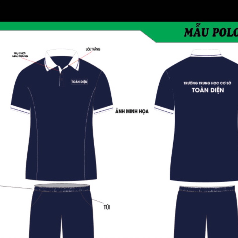 Áo polo dồng phục mẫu 6