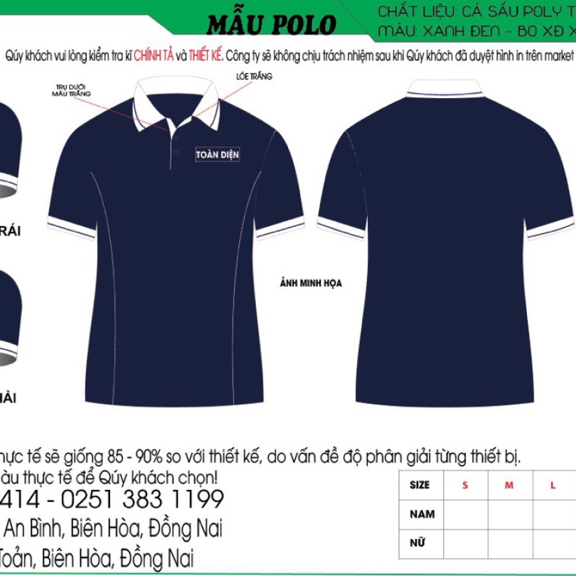 Áo polo dồng phục mẫu 24