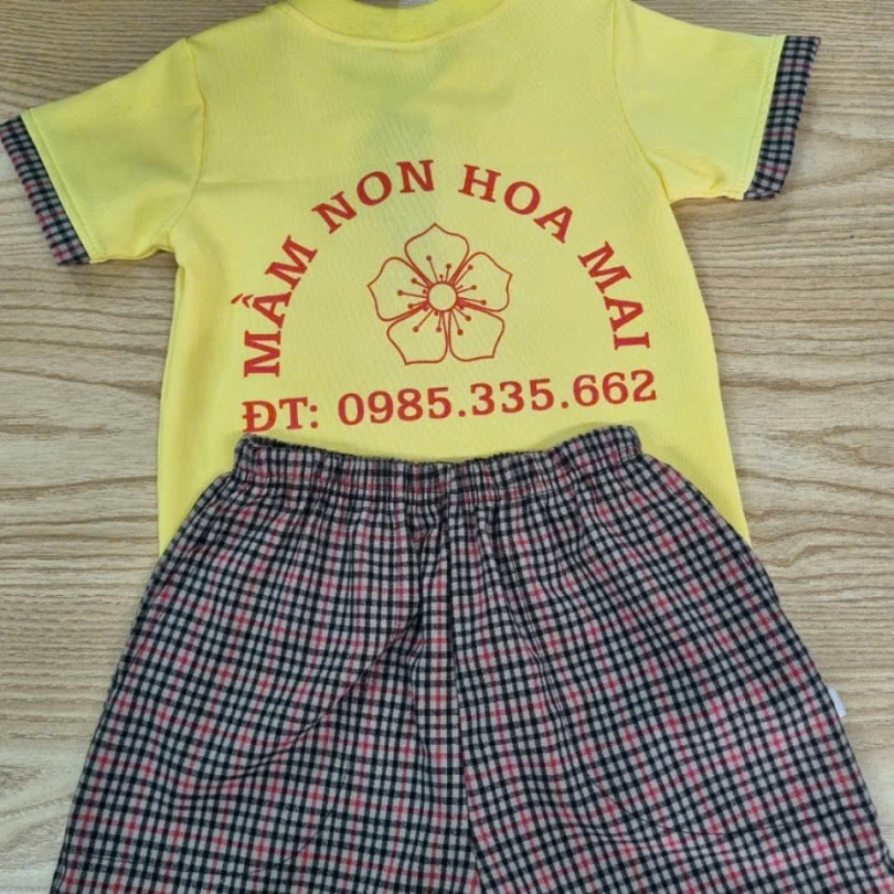 Đồng phục trường mầm non Hoa Mai